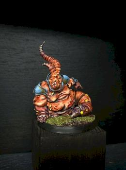 Blood Bowl Nurgle Rotspawn by pentafigs