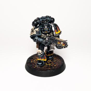 legion of the damned Tactical Marine by lorenzolsp