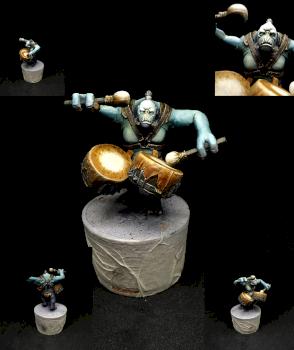 Drummer Mordor Troll by Minica Art