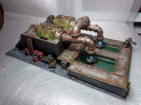 sector mechanicus chemical facility by thecat