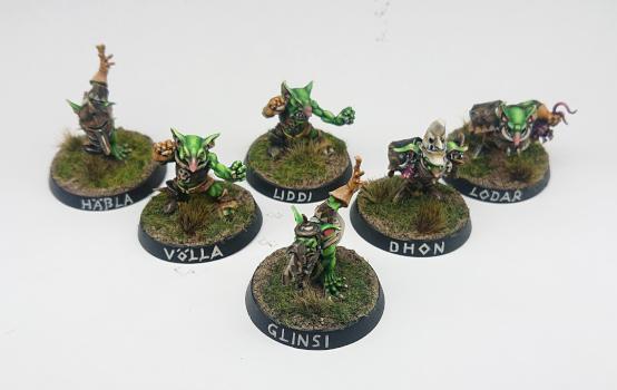 Blood bowl goblins by Thilialin