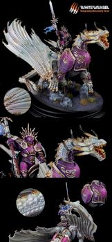 Stormcast Pearl Stardrake from Age of Sigmar by White Weasel Studio