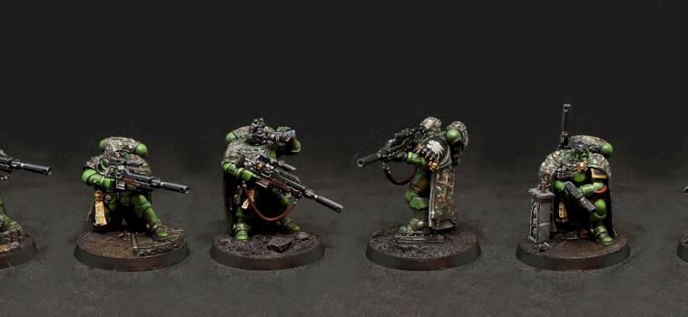 (Warhammer 40 000 - Space Marines) Salamanders Eliminators by Alex Fox