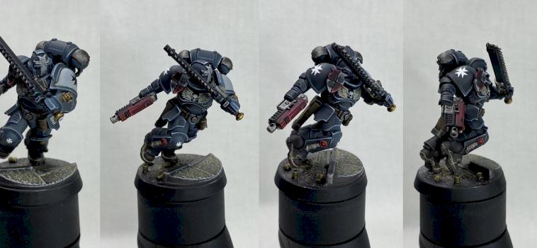 Black templar primaris by Somua