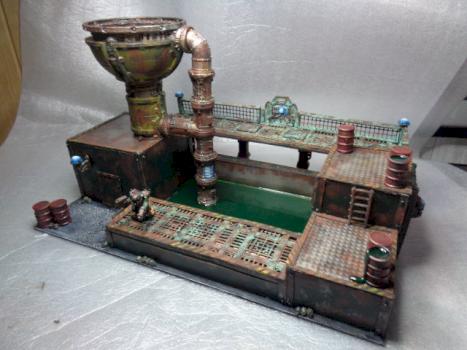 sector mechanicus chemical facility by thecat
