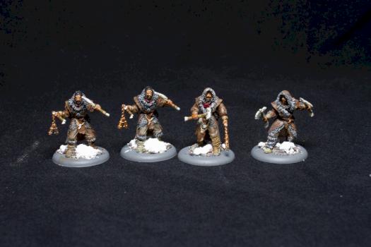 A Song of ICe and Fire Free Folk Raiders by darkrealm-miniatures