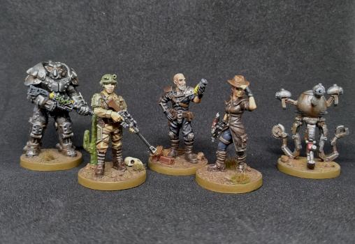 Fallout: New California board game miniatures by Andriucha