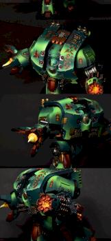 Space Marine Leviathan Dreadnought by deady