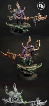 Chaos Lord of Plagues Warhammer AOS by slawek