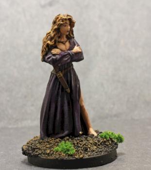 Dark Sword Female Mage Apprentice by superbug983