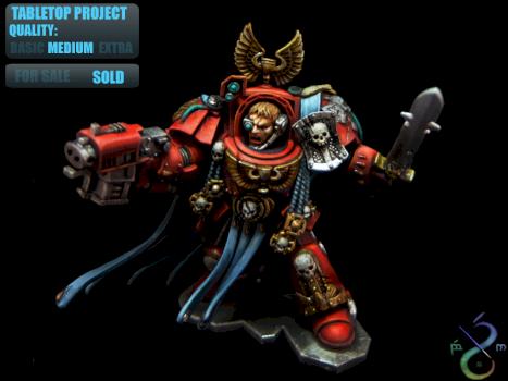Tabletop Commission Blood Angel Sapace Hulk by BerenMiniaturasStudio