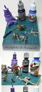 One Night On The Paintingtable by MeC