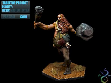 Tabletop Commission Battlelore Giant by BerenMiniaturasStudio