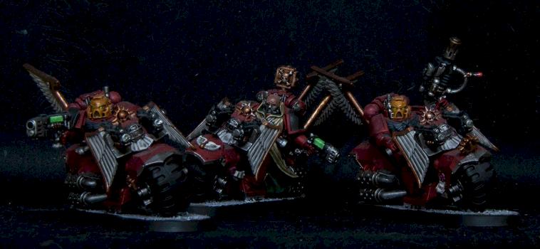 Blood Angels Bike Squad by Luplon