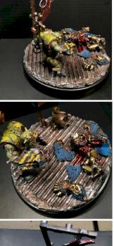 Ork and Sanguinary Guard (Broken) by epicstory