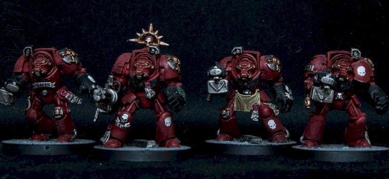 Blood Angels Terminator Squad by Luplon