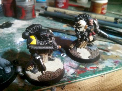 Deathwatch Marines by GeminiPainting
