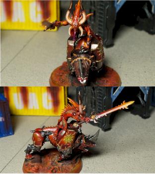 Warhammer 40 Chaos Daemon Bloodhunter by Raging Rabbit