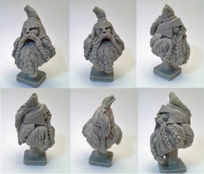 Dwarf Bust by Kilverane