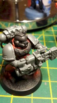 Blood Angels Tactical Marine (Magnetized) WIP by Strider9119
