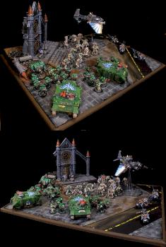 Dark Angels with Display Stand by Pahaere