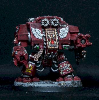Pheral, Furioso Dreadnought of 2nd Company of Blood Angels Chapter by Luplon