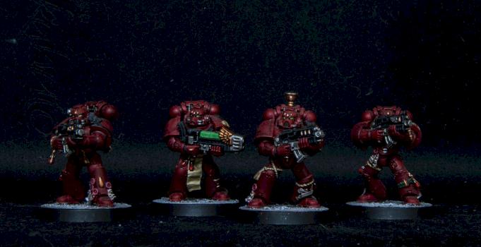 Blood Angels Tactical Squad by Luplon