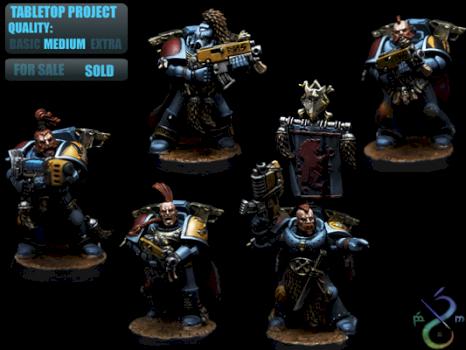 Tabletop Commission Space Wolf Marines by BerenMiniaturasStudio