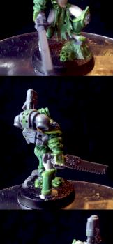Big BOOBIES - 40k Female Space Marines - Green Stuff Conversion by Retribution Angel