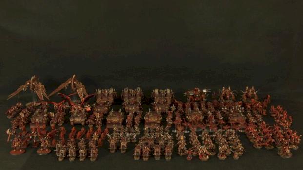 Chaos Space Marines Army by dave663