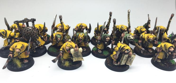 Yellow Skaven Plague Monks by Shimrod