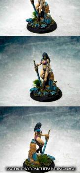 barbarian female warrior by miniking