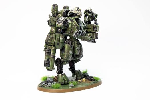 Tau Ghostkeel in Titanfall style by Azhek