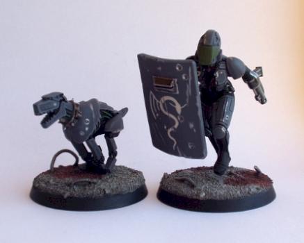 =][= 54mm Adeptus Arbites Enforcer by Jazz is for losers