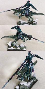 Dark elf Cold one knight by lukatme