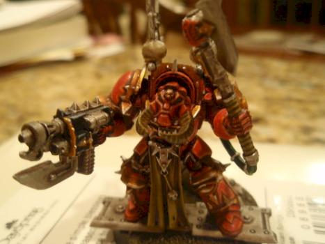 Red Chaos Terminator - 6 by deadlyseneschal