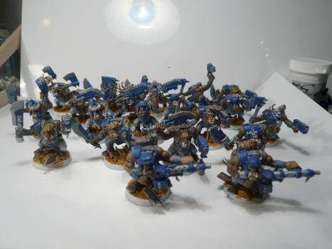 20 Orks from the AoBR fast Painted by DaTroll