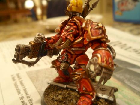 Red Chaos Terminator - 2 by deadlyseneschal