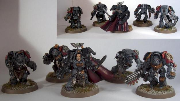 Space Wolf Terminators by walt40kminis