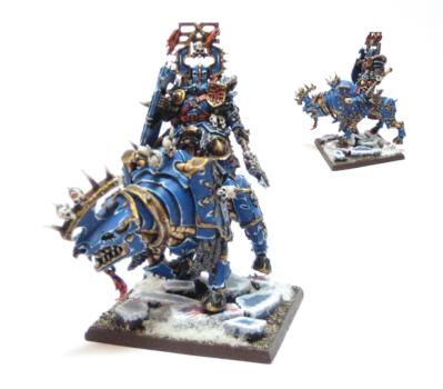 Khorne General on Moloch by trollslayer