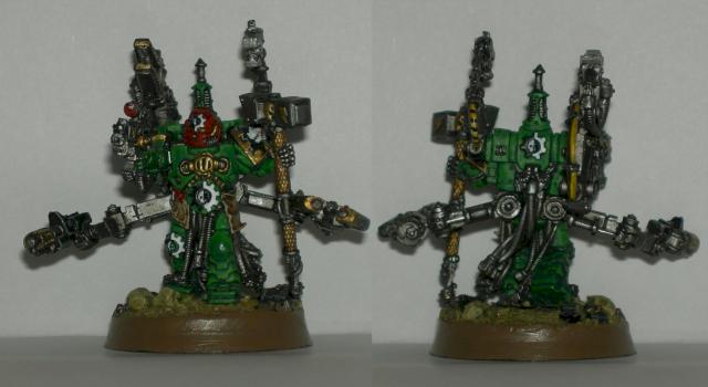 Salamanders Techmarine with Servoharness by GraemePaul