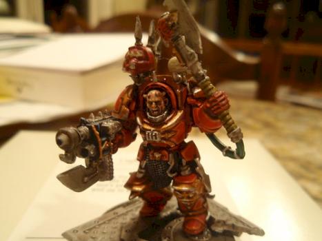 Red Chaos Terminator - 11 by deadlyseneschal