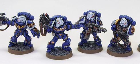 Space Marine Ultramarines Sternguard Squad (Sternguards, Veterans) by richardvan