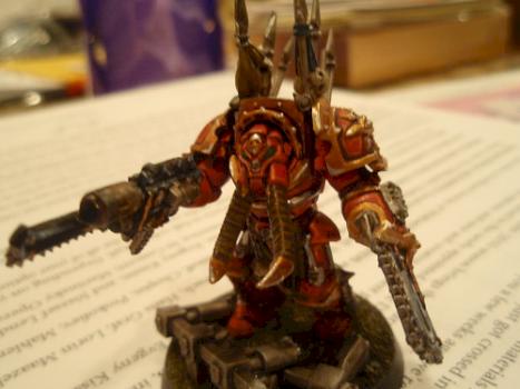 Red Chaos Terminator - 3 by deadlyseneschal