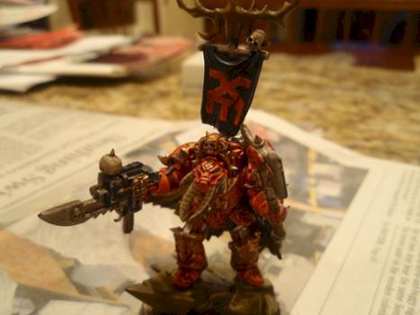 Red Chaos Terminator Lord - 1 by deadlyseneschal
