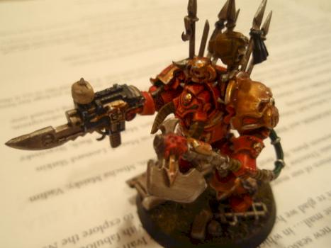 Red Chaos Terminator - 4 by deadlyseneschal