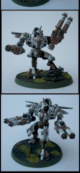 Tau XV-9 Hazard Suit Team Montage by rumplemaster