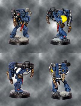 Space Wolves Long Fang with missile launcher by Brooklyn