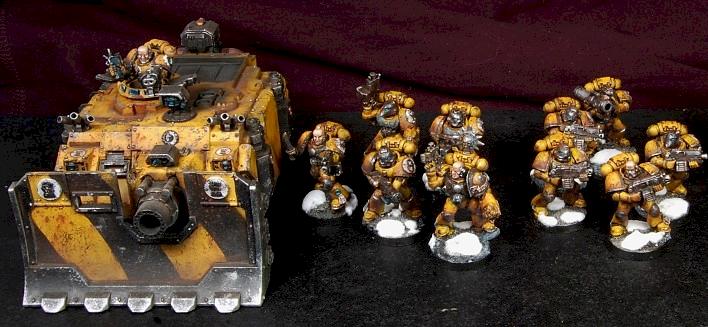 Imperial Fist army by Aliaume