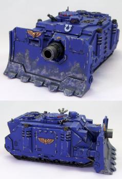 Space Marine Ultramarines Vindicator by richardvan